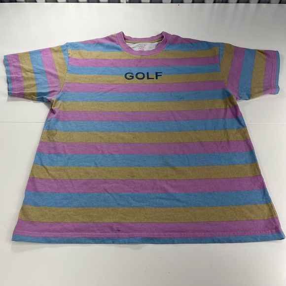 Golf Wang Bimmer T-shirt 10 Year Anniversary SZ XL Striped Tyler The Creator - Picture 1 of 8